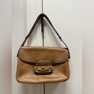 Vintage Gucci 1955 Horsebit Shoulder Purse